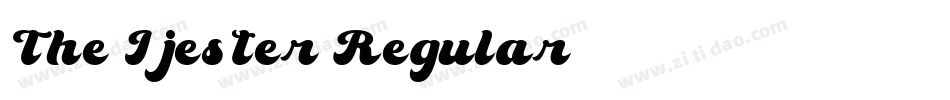 The Jjester Regular字体转换